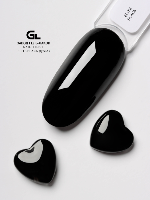 Nail Polish Elite Black Tybe A