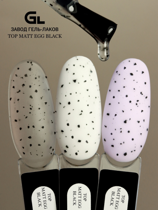 Top matt egg black