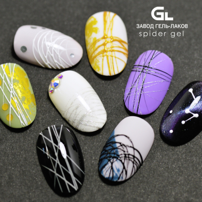 Сырье Gel Spider (паутинка) Черная