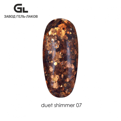 Сырье Гель-лак Duet Shimmer 07